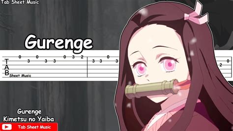 Demon Slayer OP - Gurenge Guitar Tutorial (Kimetsu no Yaiba) Chords ...