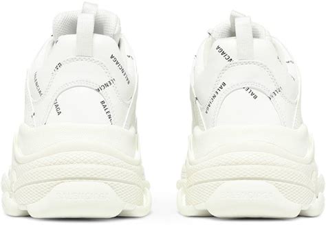 Buy Balenciaga Triple S Trainer Allover Logo White 536737 W2fa1