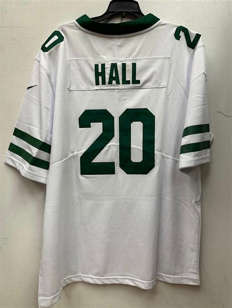 Breece Hall New York Jets Jersey 2023 retro throwback – Classic Authentics