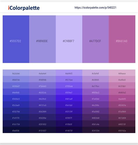 30 Lavender Color Palette Procreate Swatches Ubicaciondepersonascdmxgobmx