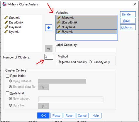 Spss Ile K Meleme Analizi K Means Res Ml Spss Yardimi Stat St K