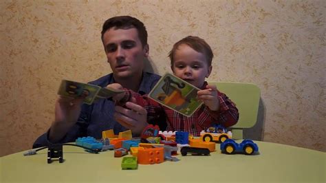 Мои первые машинки ЛЕГО ДУПЛО Играем в конструктор Lego Duplo set 10816 ...