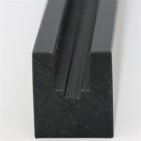 Customized Abrasion Resistance UHMW PE Plastic Guide Rail Plastic