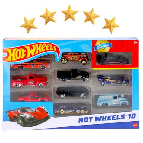 Zestaw Hot Wheels 10 Aut NOWE WZORY Autka 10PAK Zestaw Samochodziki