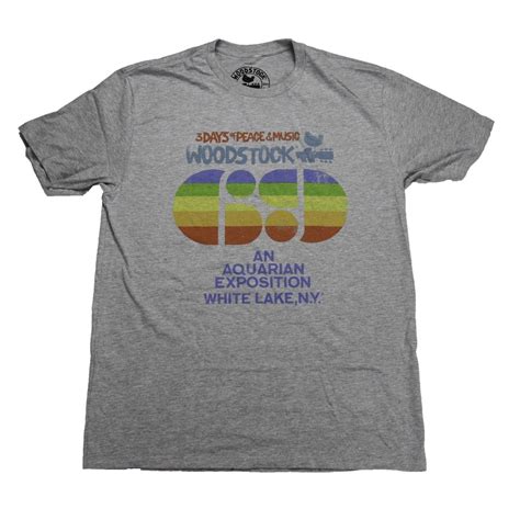 Rainbow Woodstock 69 T Shirt Shop The Woodstock Official Store