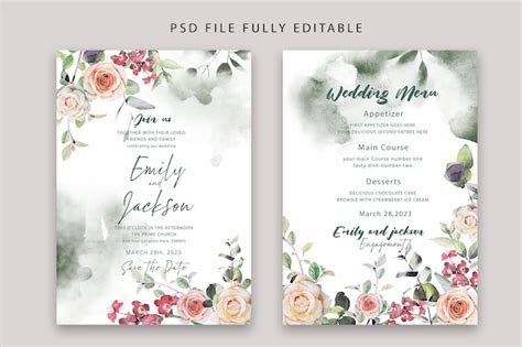 Wedding Invitation PSD, 12,000+ High Quality Free PSD Templates for Download