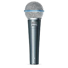 Shure BETA 58A Vocal Microphone Single Element Supercardioid Dynamic