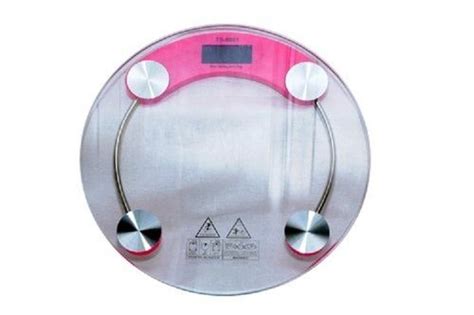 Portable Battery Operated Kg Capacity Round Digital Personal Body