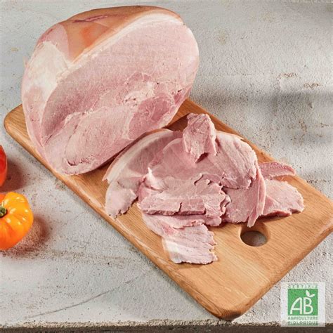 Jambon Blanc Cuit Au Naturel Dans Un Bouillon De L Gumes Tranches