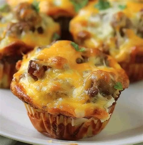 Easy Sausage Breakfast Muffins Zazoo Recipes