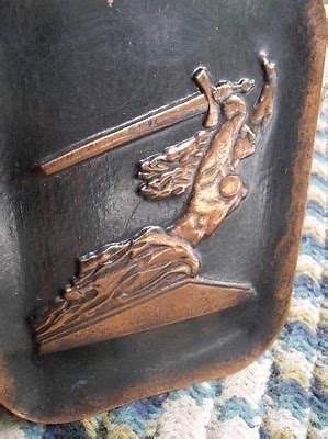 Vintage Mid Century Cast Steel Wall Plaque Tray Copper Naked Ladyy Joan