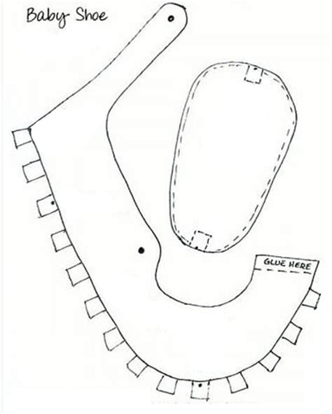 Top Molde De Sapatinho De Bebe Em Eva Para Imprimir