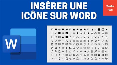 Comment Ins Rer Facilement Une Ic Ne Sur Word Youtube