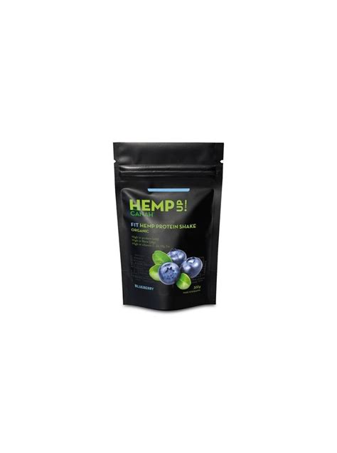 Shake Proteic De Canepa Si Afine Eco Fit Hemp Up 300g Canah