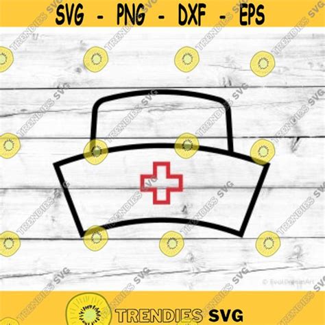 Nurse Hat Svg Nurse Svg Nurse Hat Svg for Cricut Nurse Hat Svg for ...