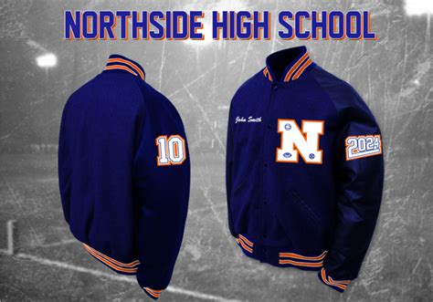 Northside High School Letterman Jacket Herff Jones The Roderick