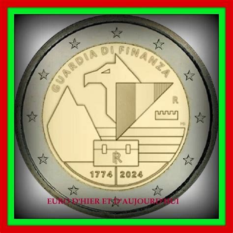 2 Euro Commémoratif ITALIE 2024 250ans Fondation Guardia di Finanza