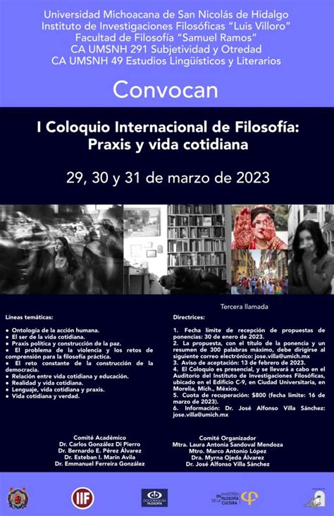 I Coloquio Internacional de Filosofía Praxis y vida cotidiana