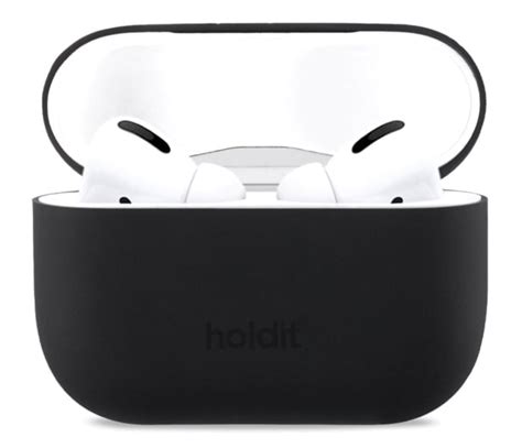 Holdit Silicone Case Airpods Pro 1and2 Black Etui Na Słuchawki Sklep Komputerowy X Kompl