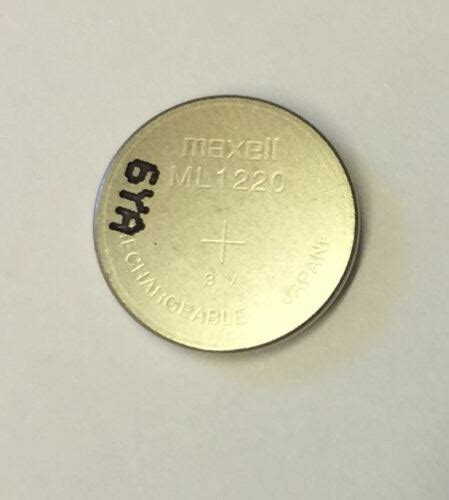 NEW Maxell ML1220 ML 1220 Rechargeable 3V Battery Coin Cell CMOS BIOS