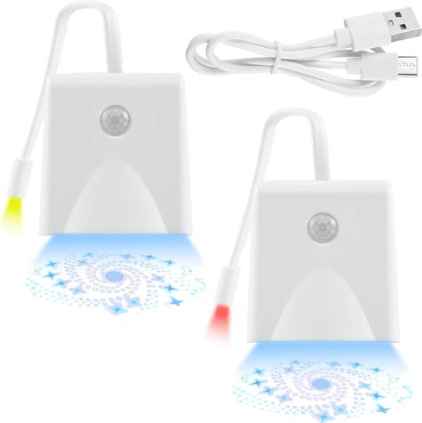 2Pcs Toilet Light Inside Toilet 2024 Upgraded Usb Rechargeable Toilet