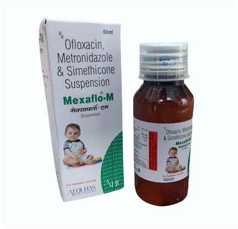 Ofloxacin Metronidazole Simethicone Suspension Strength 60 Ml At Rs