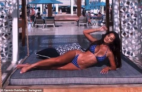 Yazmin Oukhellou Showcases Her Surgically Enhanced Figure In Sizzling Bikini Post Daily Mail