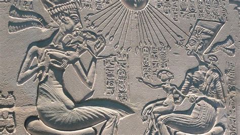 Aten Sun God Solar Disc Mythicalcreatures Info