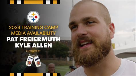 Pat Freiermuth Kyle Allen Training Camp Media Availability August 3