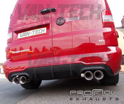 Vw T T Transporter Stainless Steel Custom Exhaust Back Box Dual