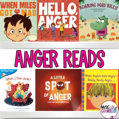 Must-Have Books to Help Kids Cope with Anger - Music City Counselor