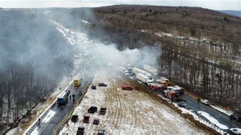 Six People Killed In Massive 80 Vehicle Pileup On Pa Highway During