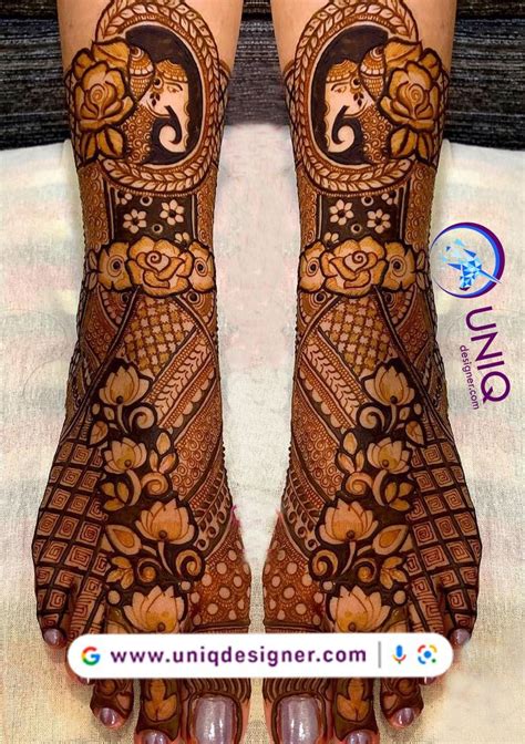 Uniqdesigner Latest Bridal Mehndi Designs Legs Mehndi Design