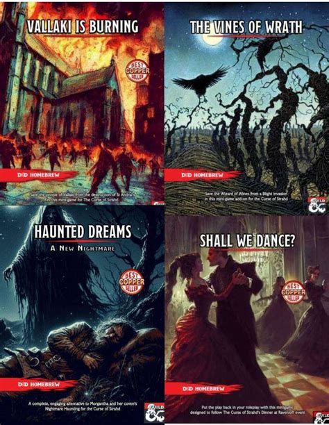 Curse Of Strahd Mini Games Bundle Dungeon Masters Guild Dungeon