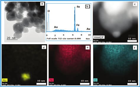 A Tem Images Of Nanocat Fe Au In Di Ff Erent Magni Fi Cations Of