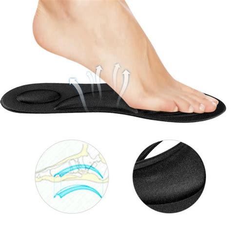 ZERONE semelle de chaussure Semelles orthopédiques pieds plats soutien