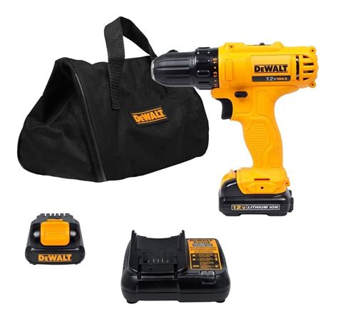 Furadeira Parafusadeira 12v 3 8 C 2 Bat Dcd700c2 Biv Dewalt Mercado Livre