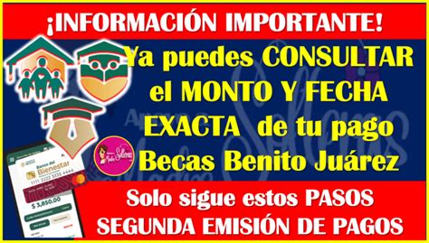 Becas Benito Ju Rez Ya Puedes Consultar La Fecha Exacta De Tu Pago