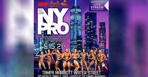 2021 New York Pro Scheduled For May 15 In Tampa Fitness Volt