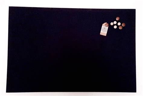 Black MAGNETIC Board Fabric Magnet Bulletin Board Home Office Notice