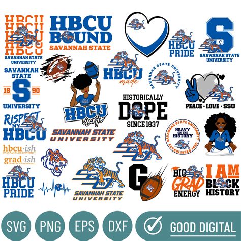 Savannah State University Svg, HBCU Svg Collections, HBCU Sv - Inspire ...