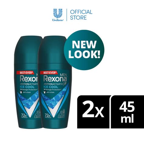 Bundle Of Rexona Men Motionsense Roll On Deodorant Ice Cool Ml