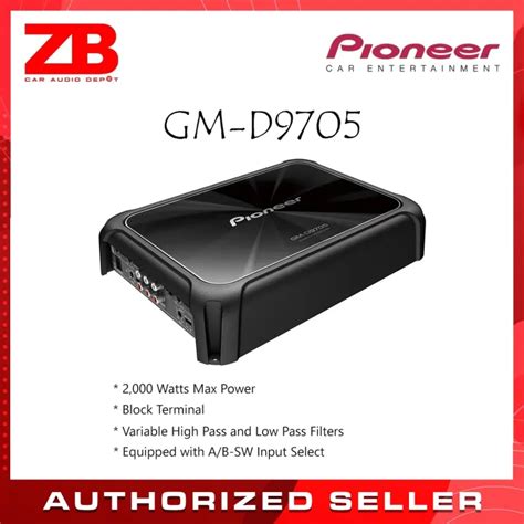 Pioneer GM D9705 Class D 5 Channel Amplifier Lazada PH