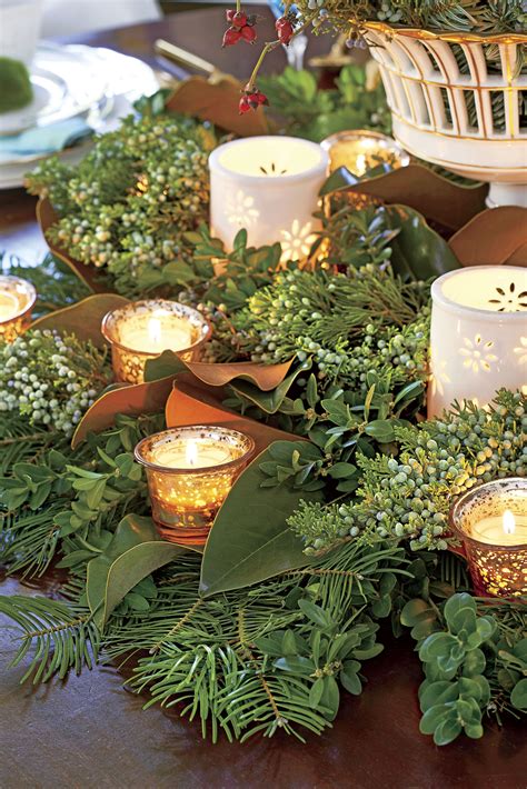 Ways To Decorate With Fresh Christmas Greenery Christmas Table