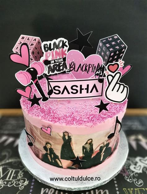 Tort BLACKPINK BLACKPINK Cake K POP Coltul Dulce Timisoara