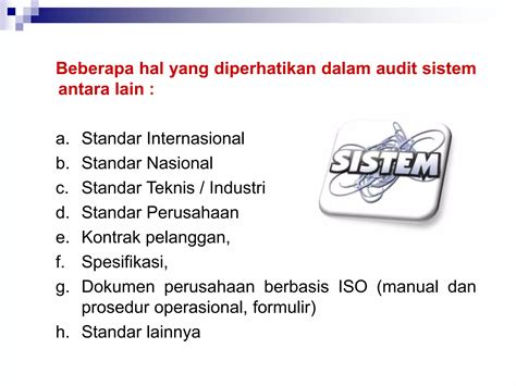 Iso Pedoman Audit Sistem Manajemen Ppt