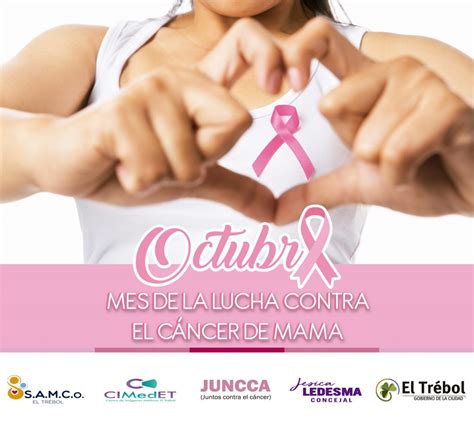 Octubre Rosa Mes De La Sensibilización Contra El Cáncer De Mama