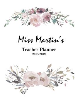 FREE Editable Teacher Planner by Fun FCS | TPT