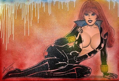 Black Widow Naughty Avenger By Alvin Silvrants Catawiki