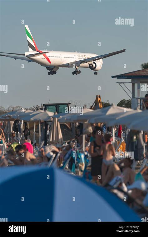 Larnaca Cyprus July 17 2022 Boeing 777 31H ER Of Emirates